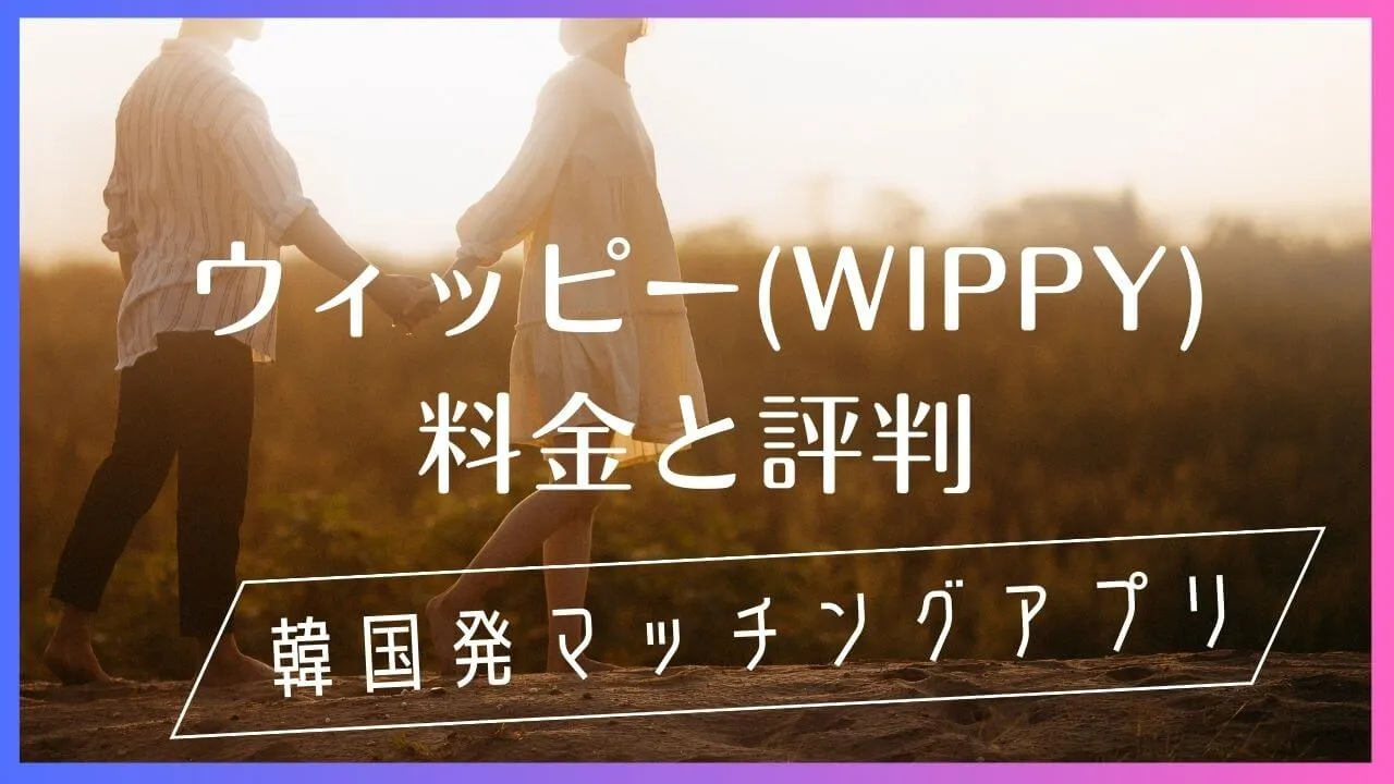 韓国発ウィッピー(WIPPY)の料金と安全性のリアルな評判！